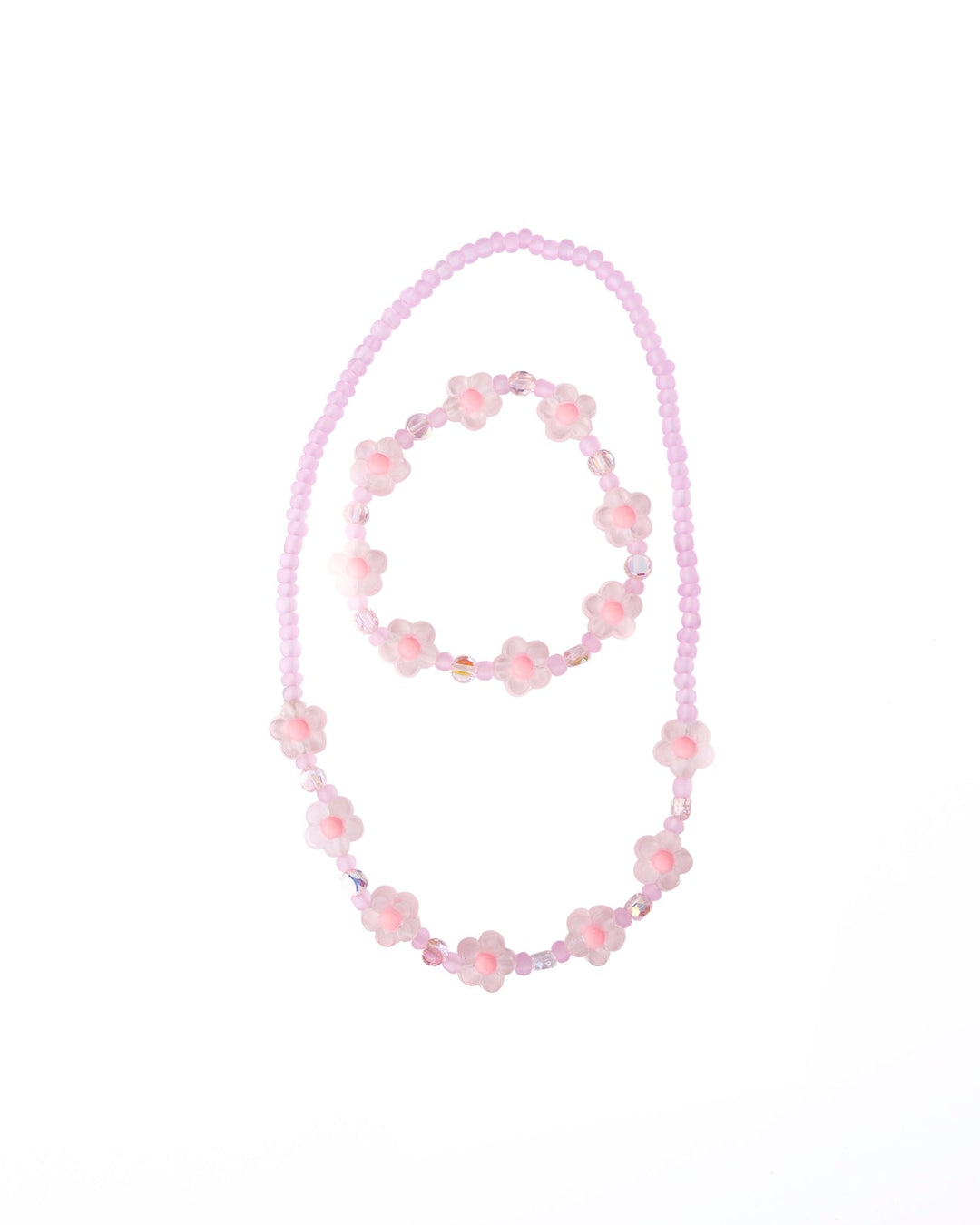 Pink Crystal Blooms Set