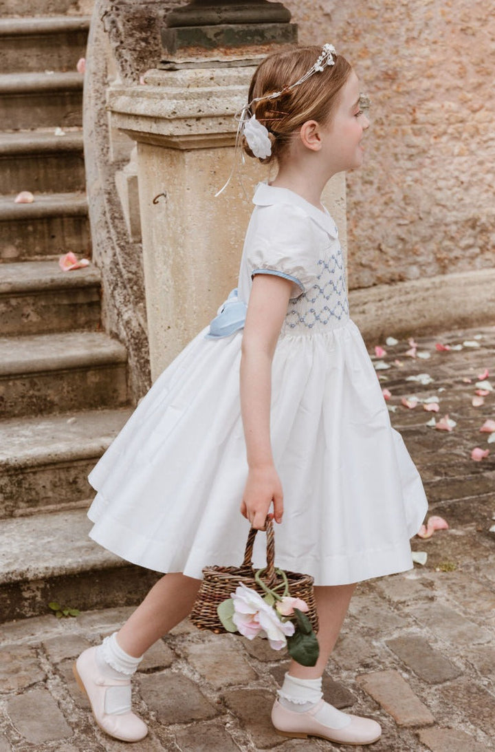 Bagatelle Silk Handmade Smocked Dress