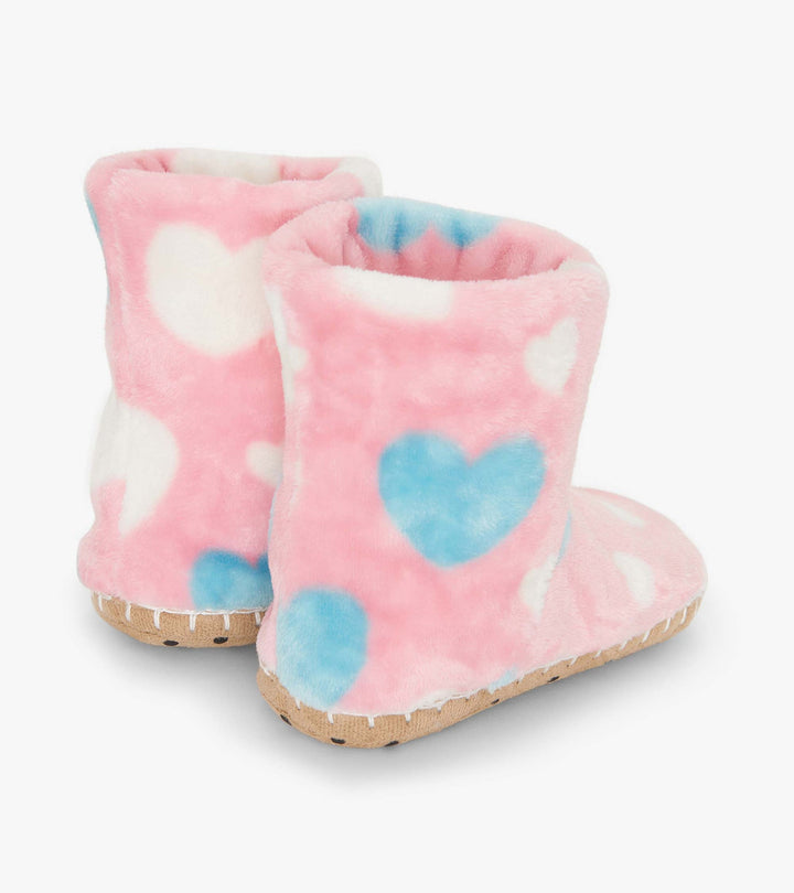 Big Hearts Fuzzy Slippers