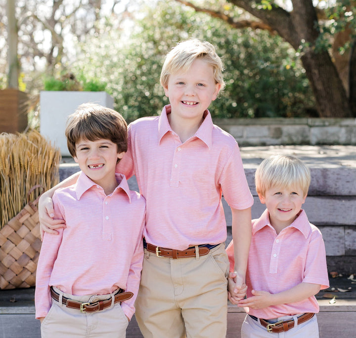 Finn Cotton Long Sleeve Polo Shirt for Boys