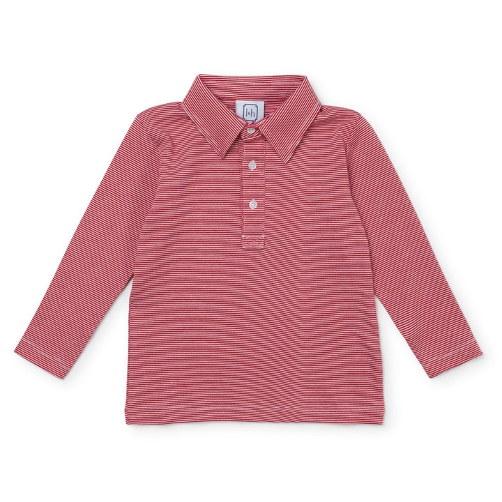 Finn Cotton Long Sleeve Polo Shirt for Boys