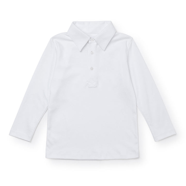 Finn Cotton Long Sleeve Polo Shirt for Boys