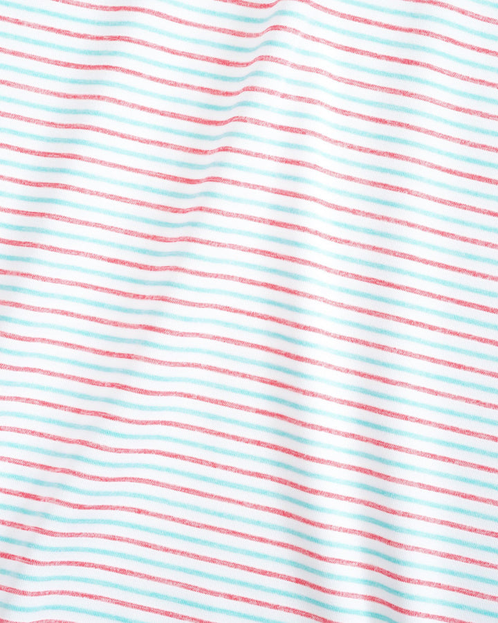 Vik Jr. Striped Jersey Performance Polo