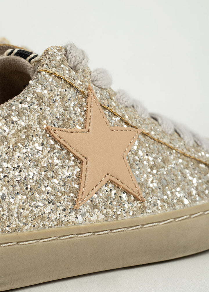 Paula Mini Sterling Glitter Sneaker