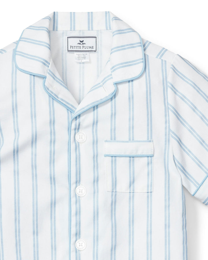 Twill Short Set in Sunny Stripe