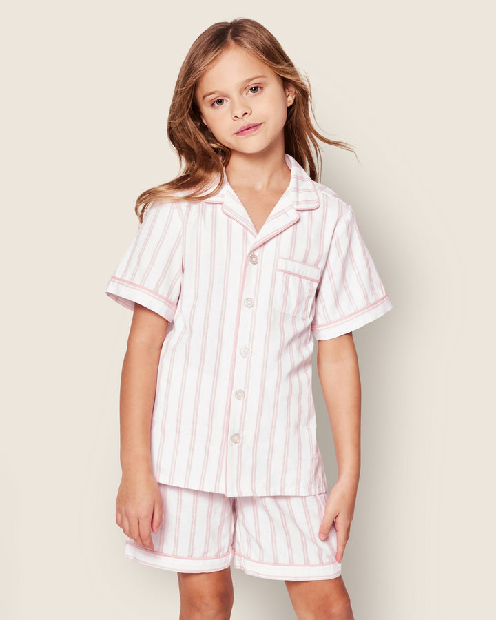 Twill Short Set in Sunny Stripe
