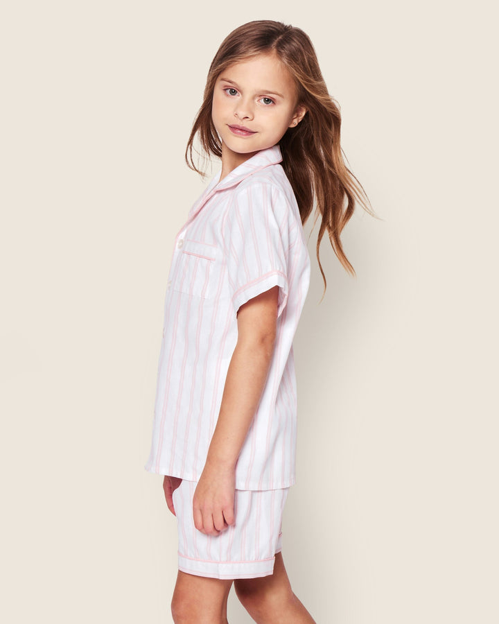 Twill Short Set in Sunny Stripe