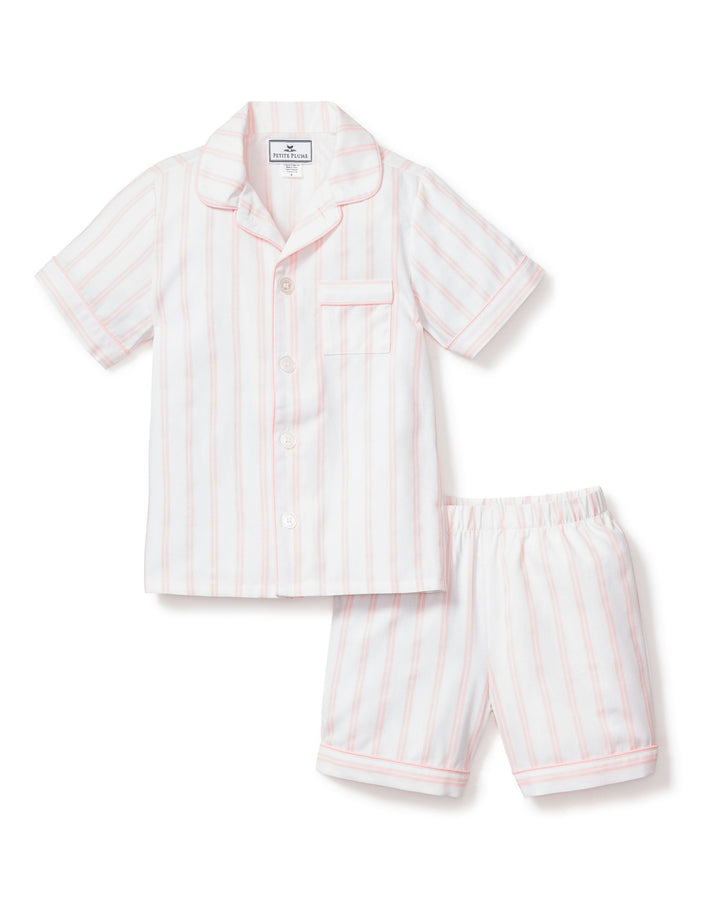 Twill Short Set in Sunny Stripe