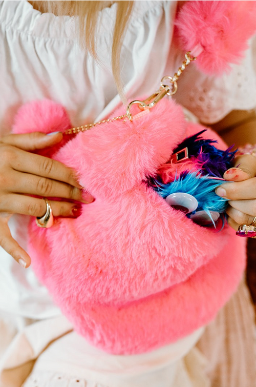 Pinky Promise Fuchsia Purse