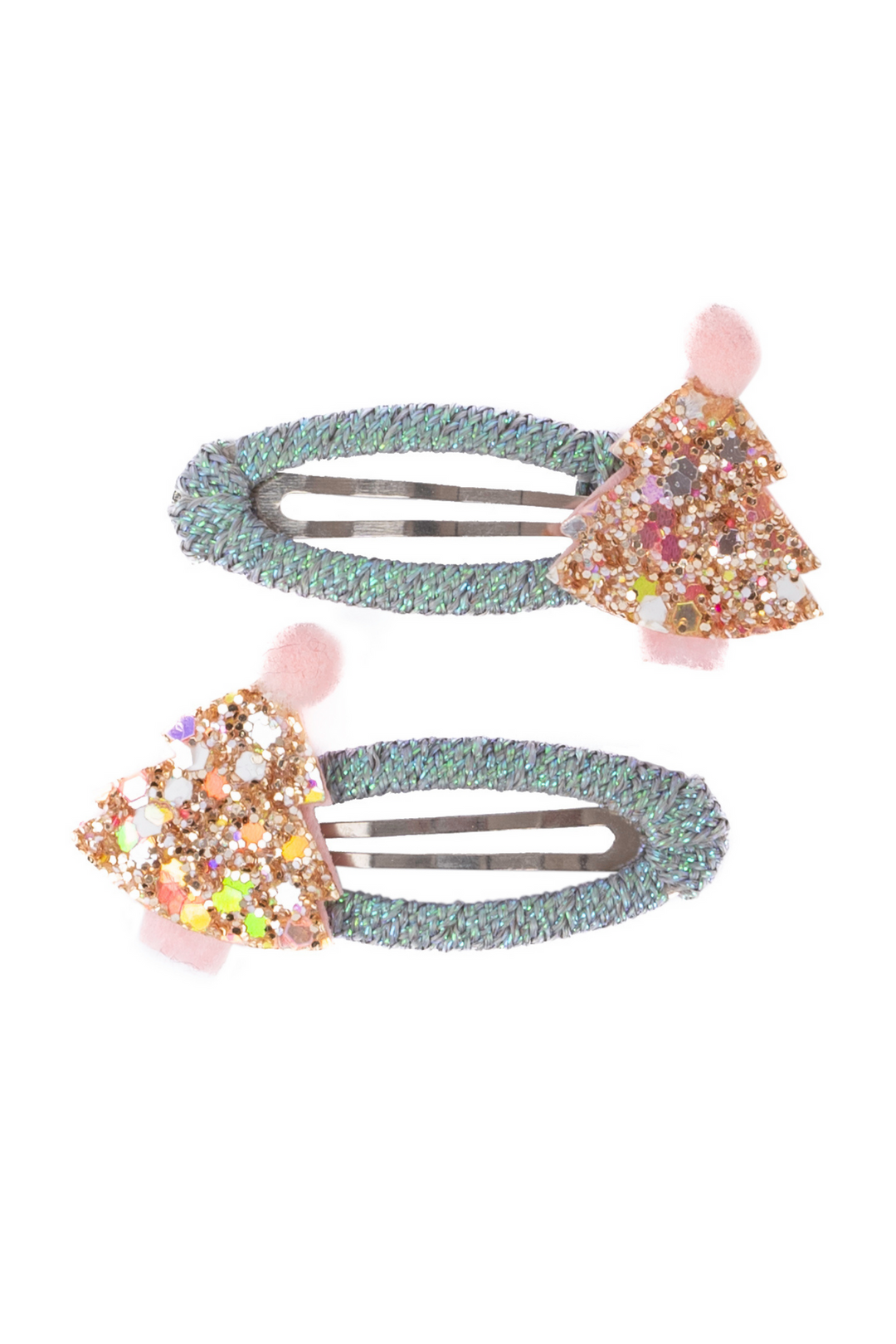 Minty Christmas Hair Clips