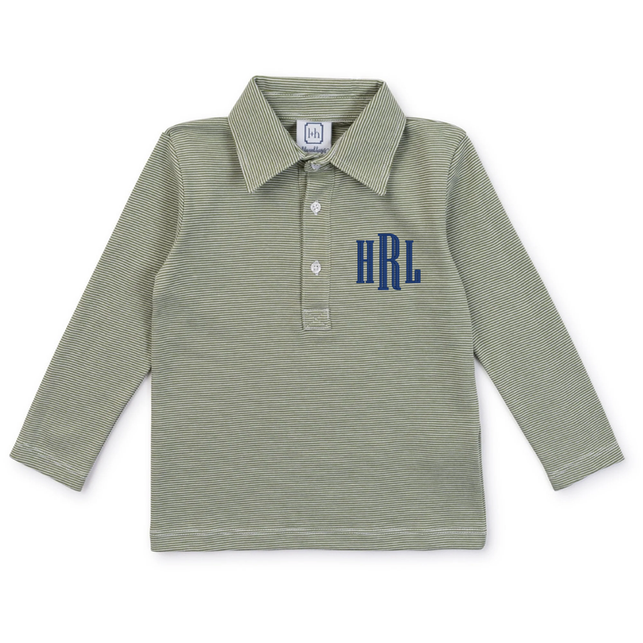 Finn Cotton Long Sleeve Polo Shirt for Boys