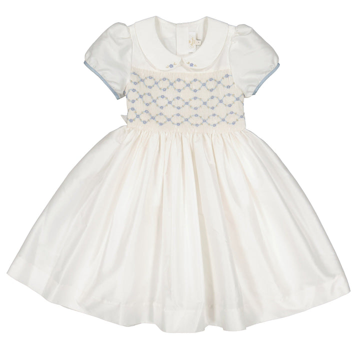 Bagatelle Silk Handmade Smocked Dress