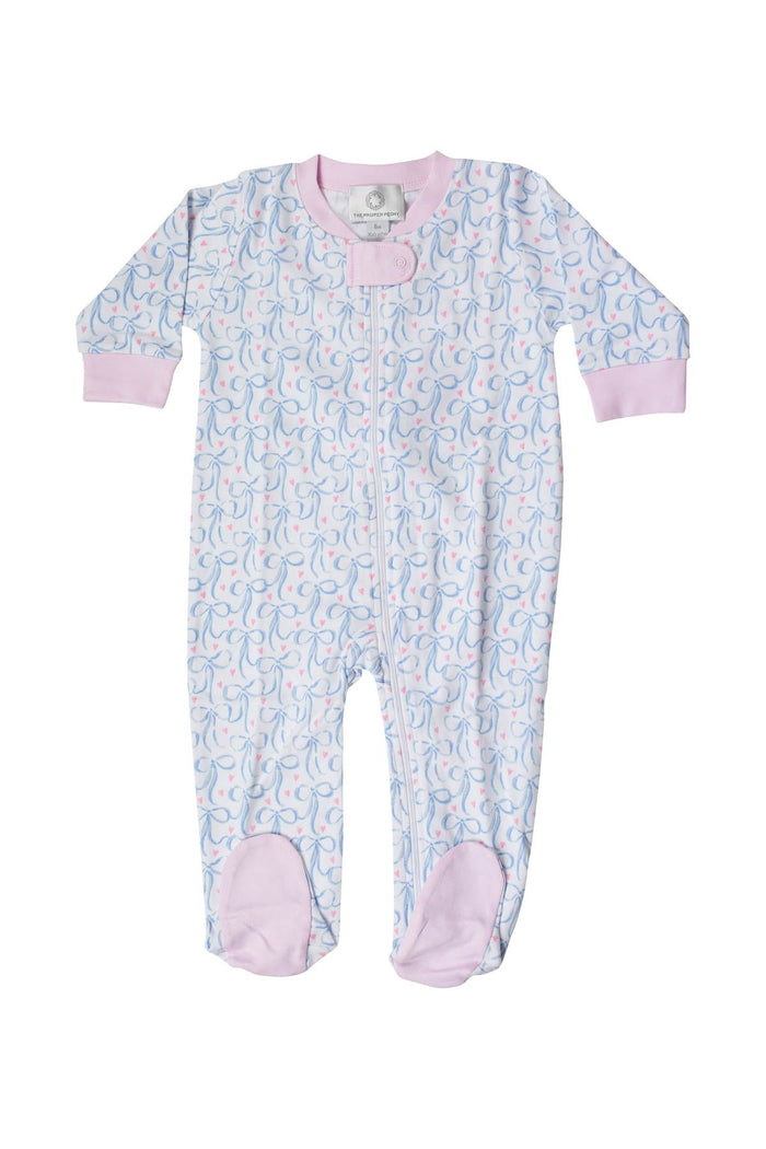 Brielle Bows Footed PJ