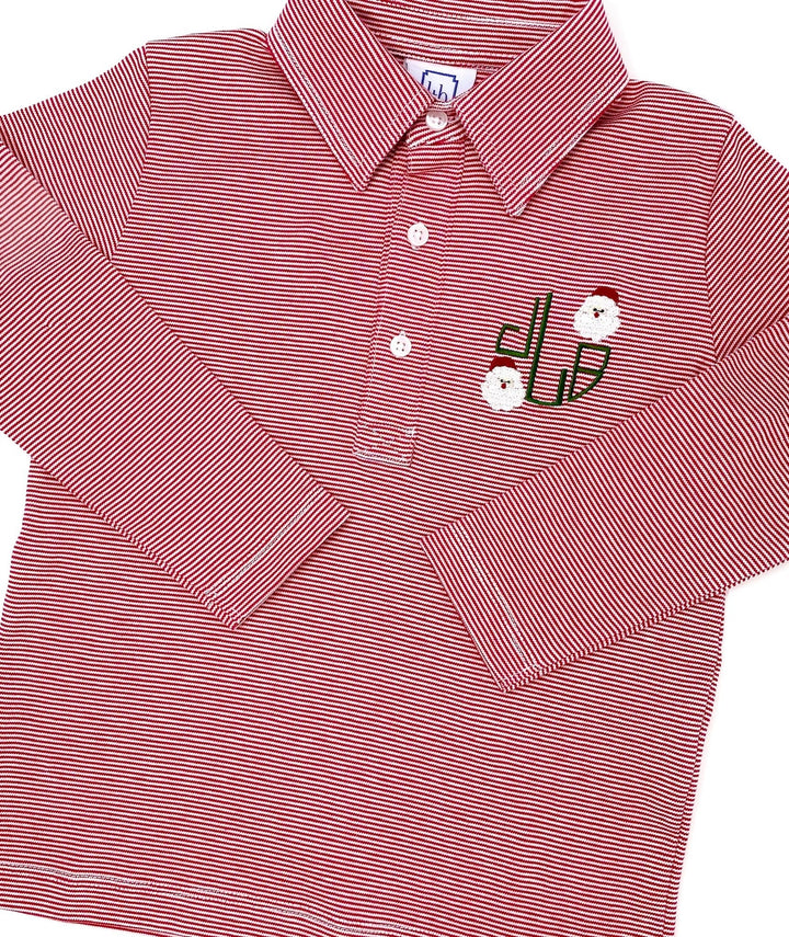 Finn Cotton Long Sleeve Polo Shirt for Boys