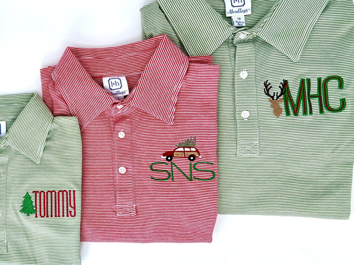 Finn Cotton Long Sleeve Polo Shirt for Boys
