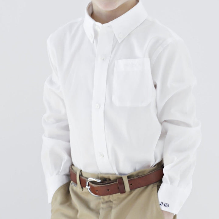 Brown Bowen & Co Bowen Arrow Button Down – Wentworth White