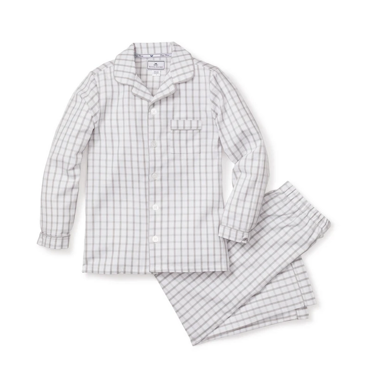 Cotton Flannel Tattersall Pajama Set