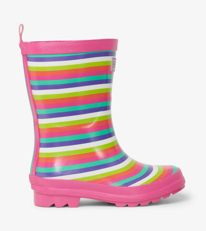 Hatley Rainbow Stripes Rain Boots