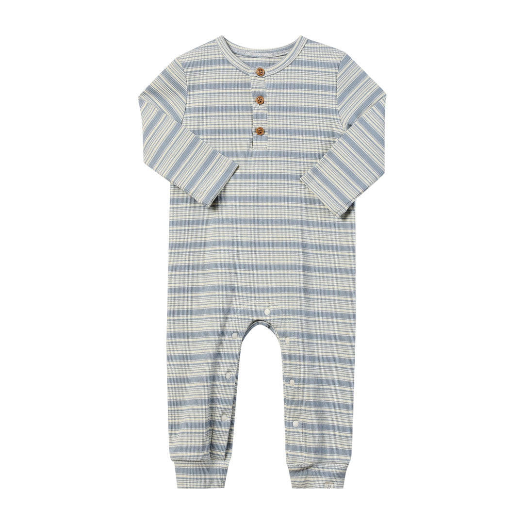 Mason Ribbed Henley Romper