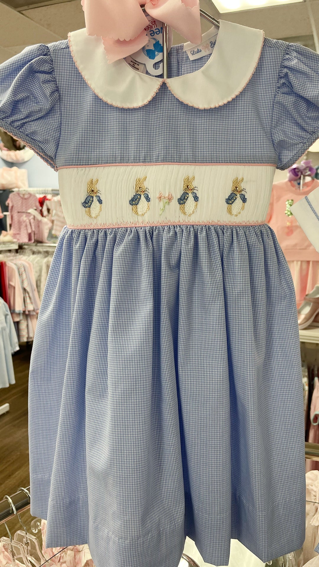 Rose Smocked Dress