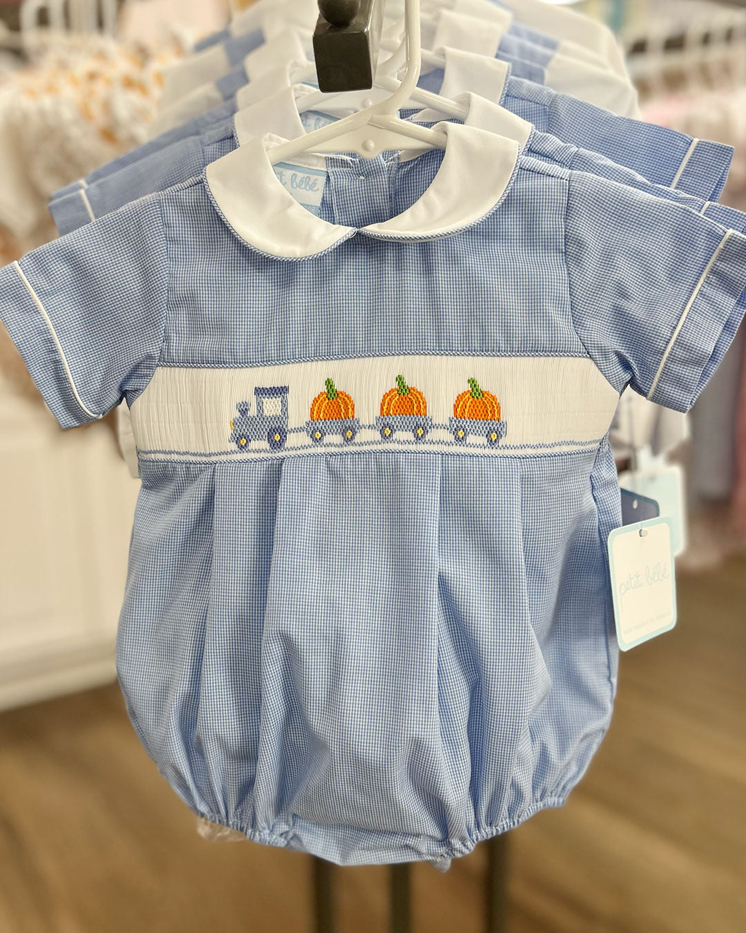 Pumpkin / Truck Bubble - Blue