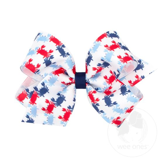 Printed Grosgrain Bow