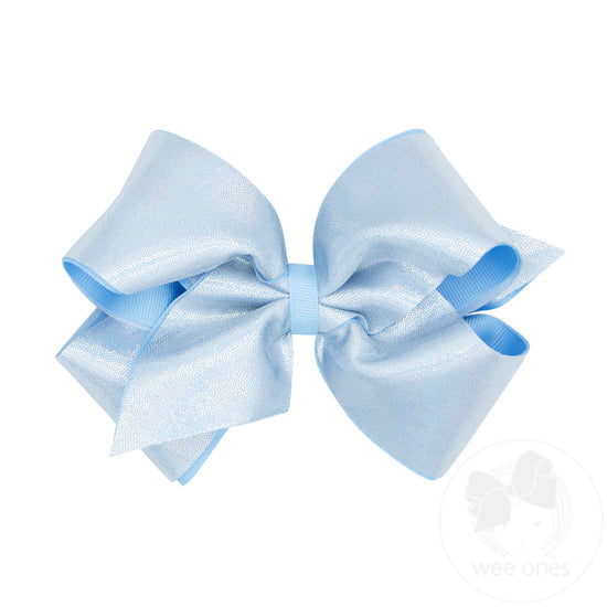 Mirror Dot Ovrerlay Hair Bows