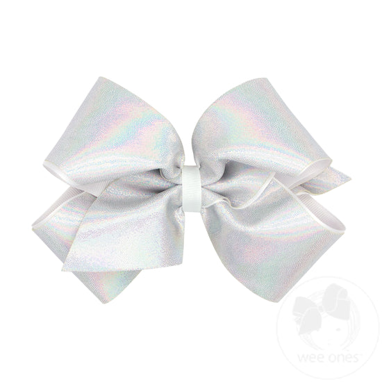 Mirror Dot Ovrerlay Hair Bows