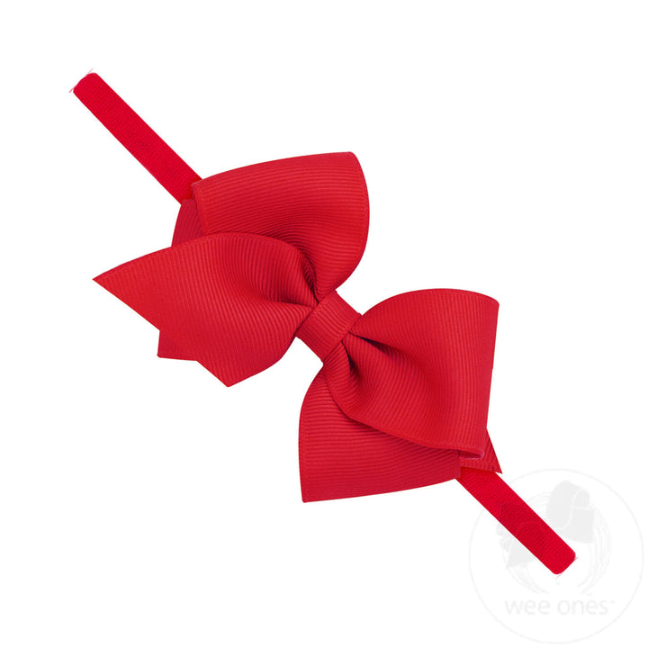 Mini King Grosgrain Bow on Band
