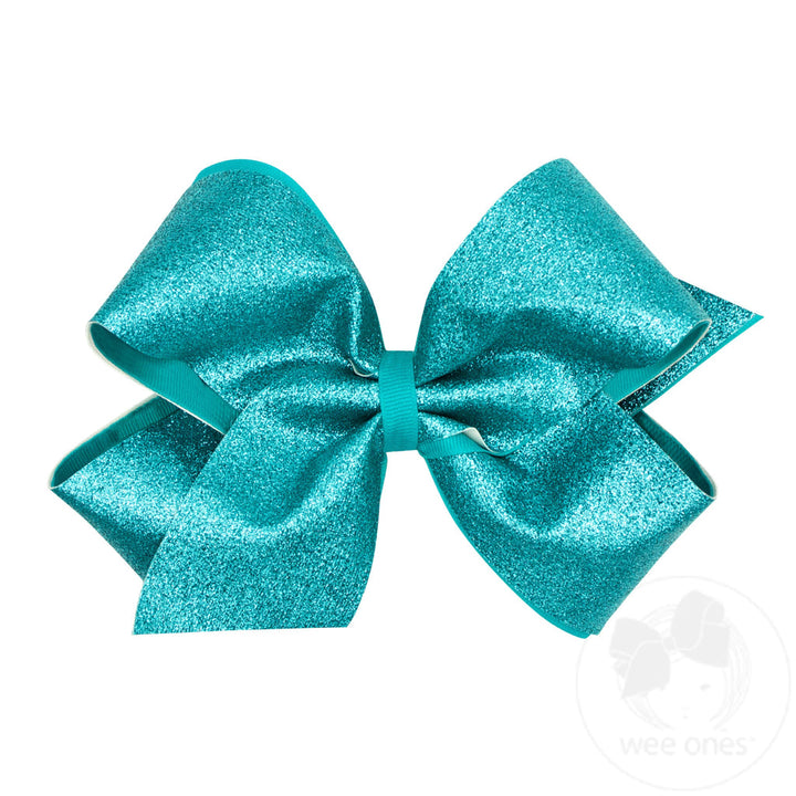 Glitter Overlay Bow