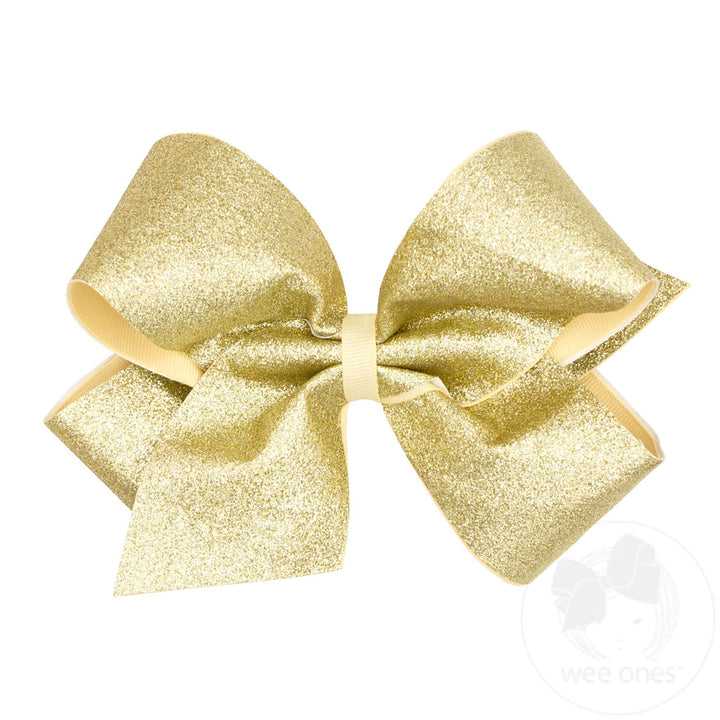 Glitter Overlay Bow