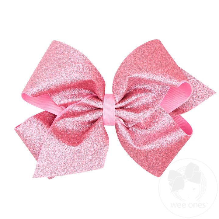Glitter Overlay Bow