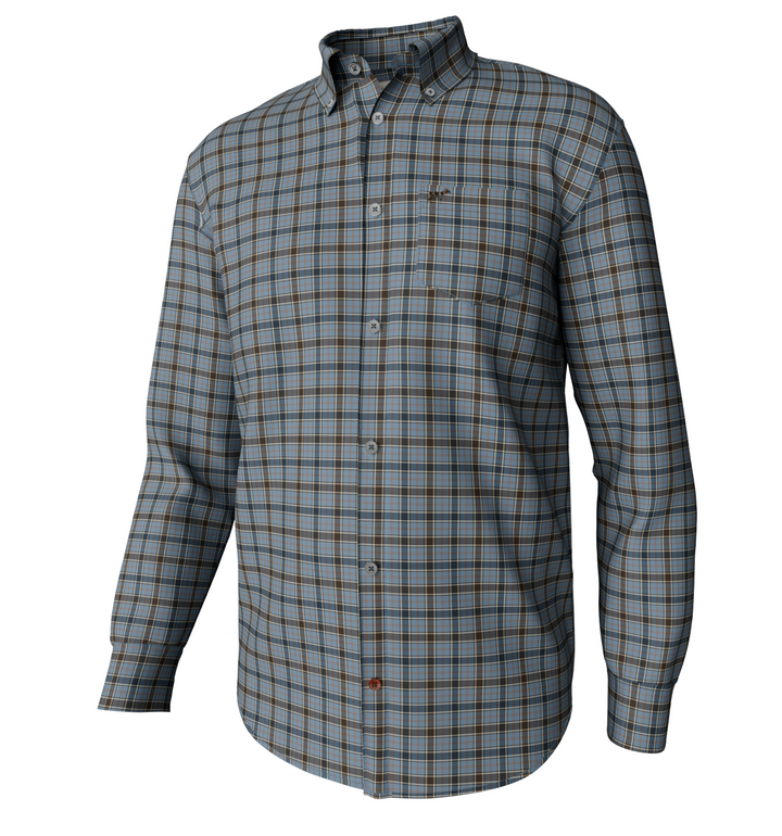 Hadley Vintage Long-Sleeve Button-Down Shirt - Mountain Spring