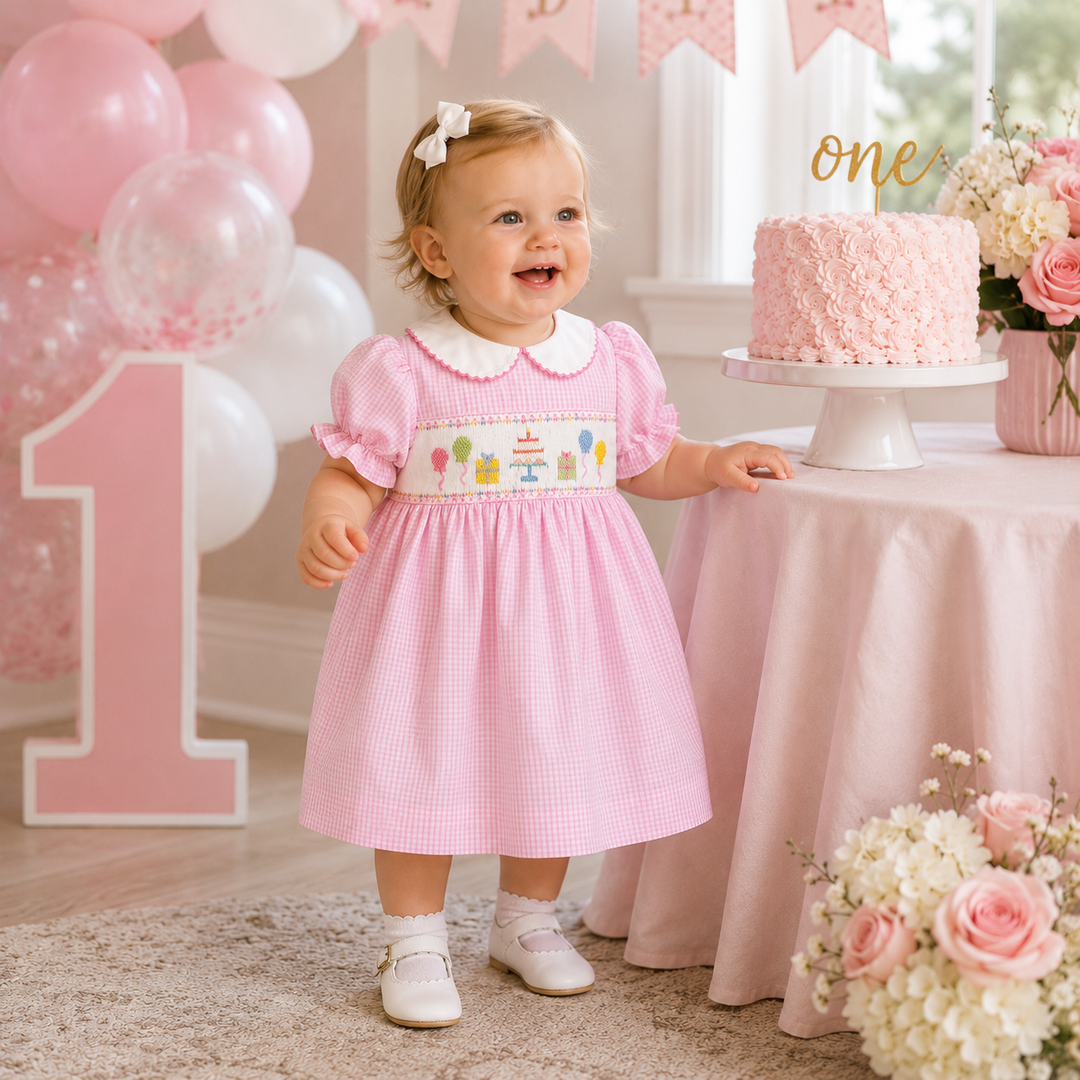 Birthday Smocked Dress