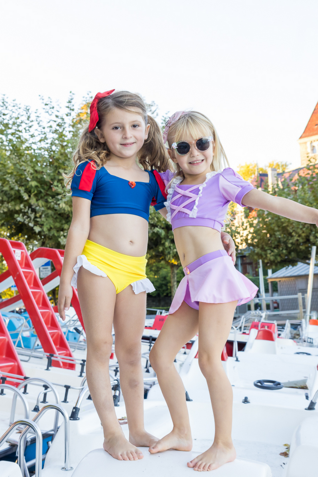 2 Piece Princess Swim Suits