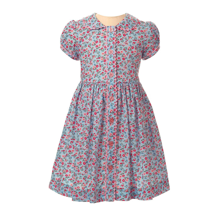 Button Front Dress with Bloomers