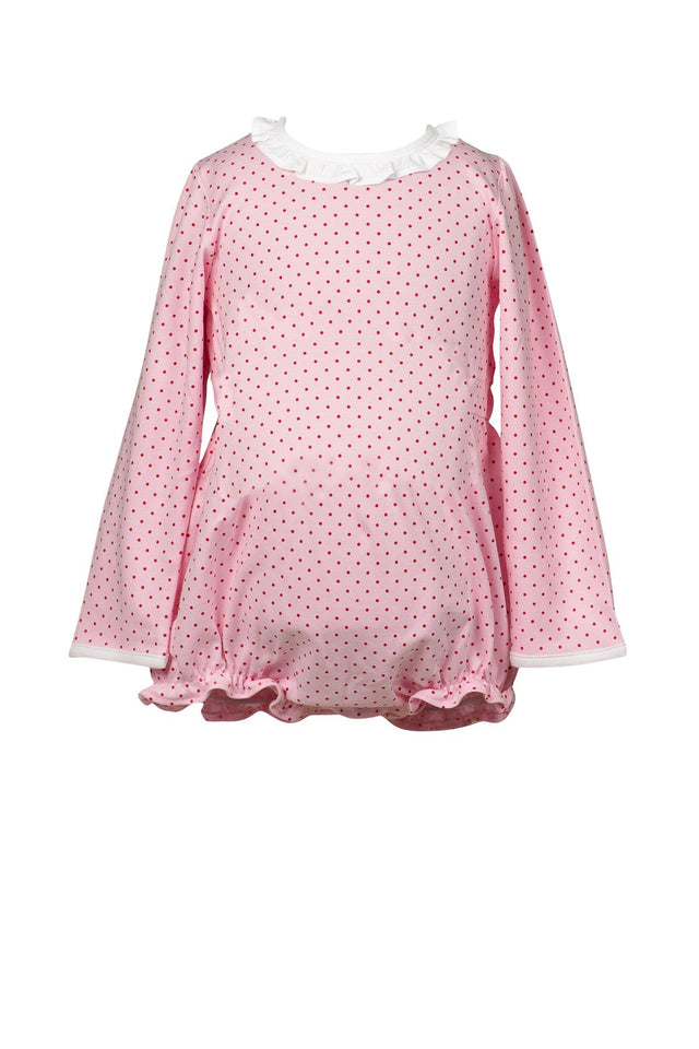 Red Dot Long-Sleeve Girl Bubble