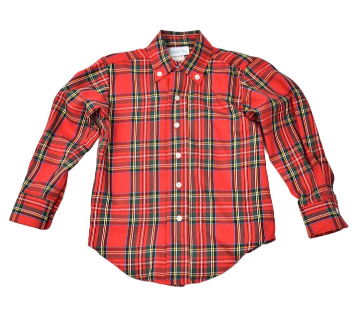 Holiday Red Plaid Shirt