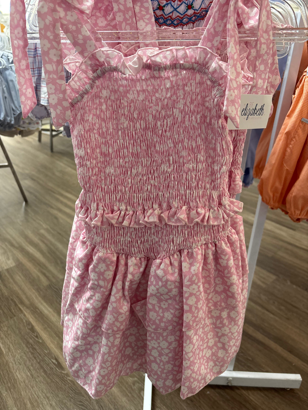 Smocke Dress - Floral