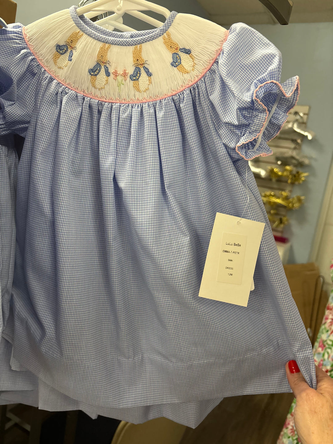 Emma Smocked Bishop Dress