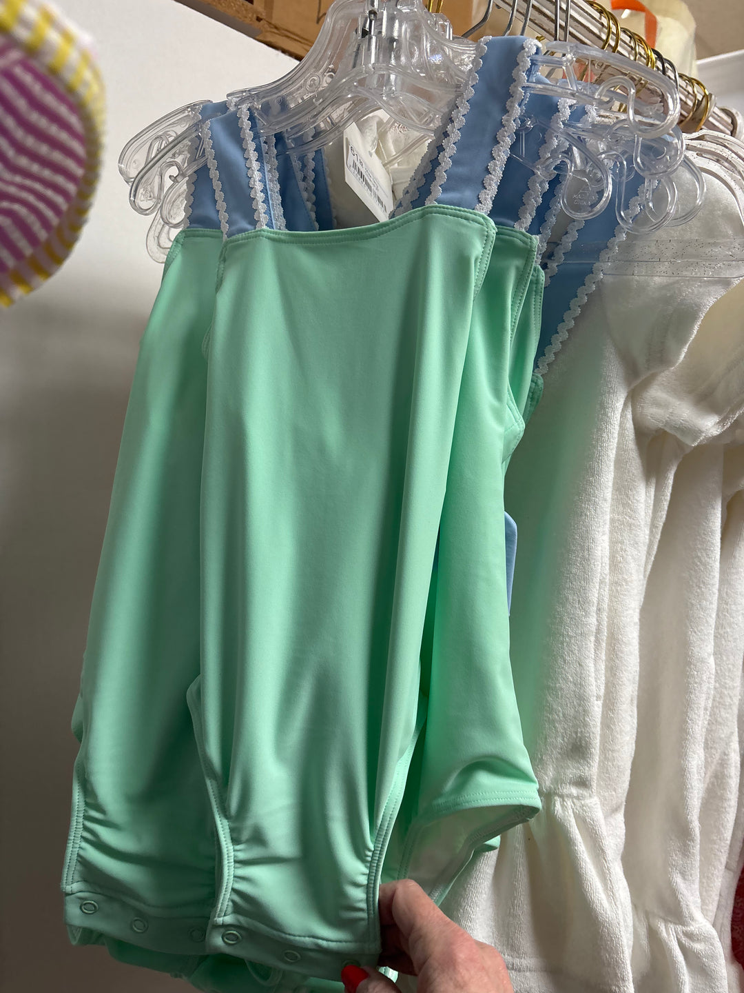 Mint & Light Blue Swimsuit