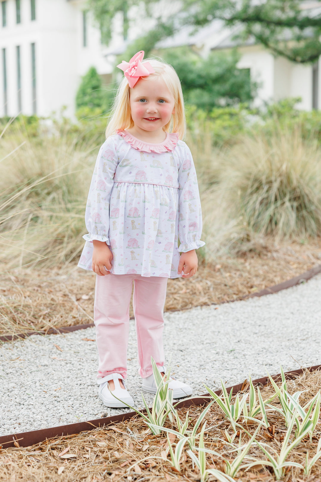 Puppy Ruffle Bloomer Set