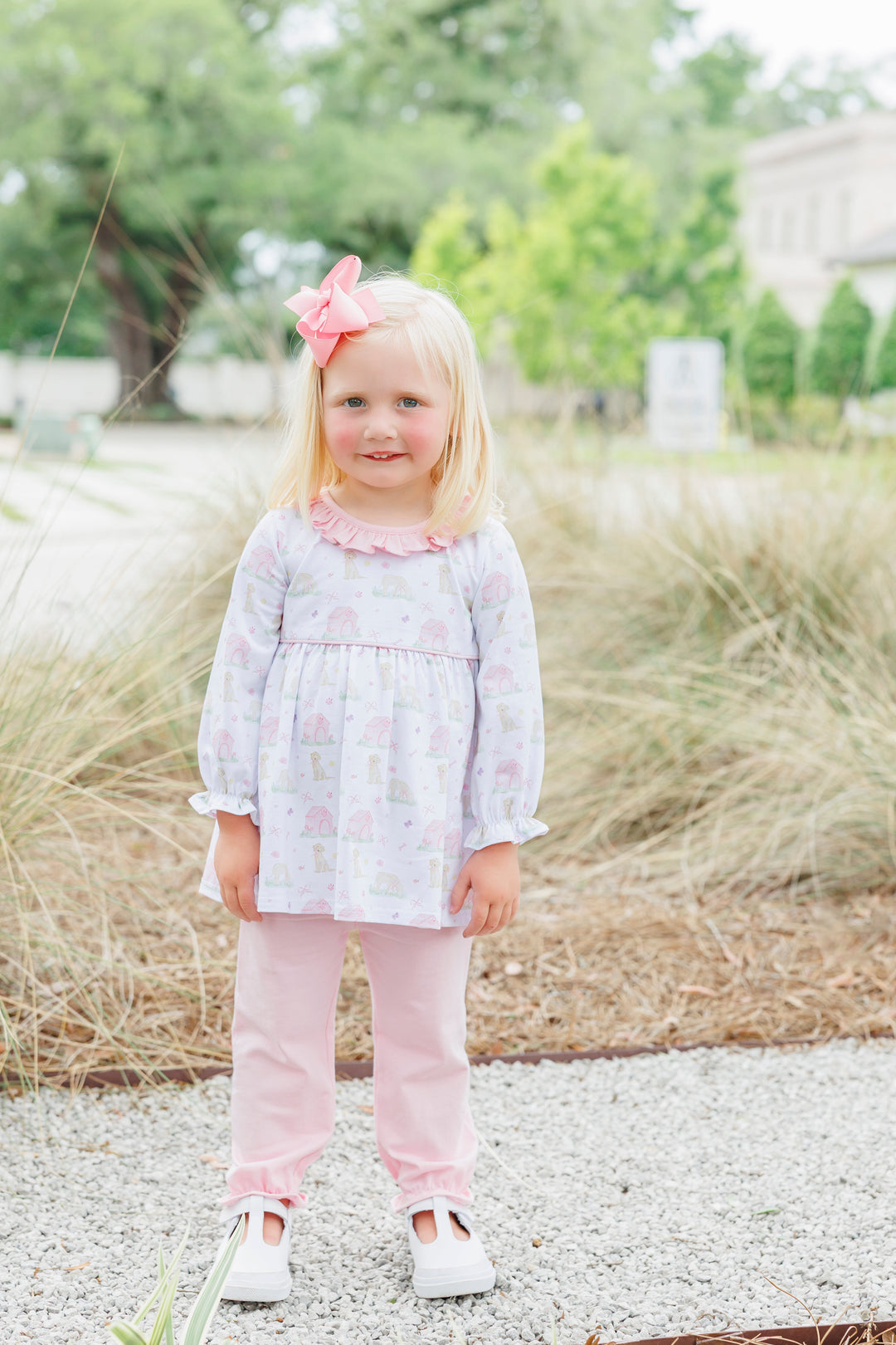 Puppy Ruffle Bloomer Set