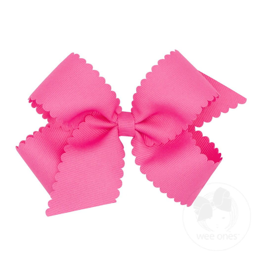 Scallop Grosgrain Bows