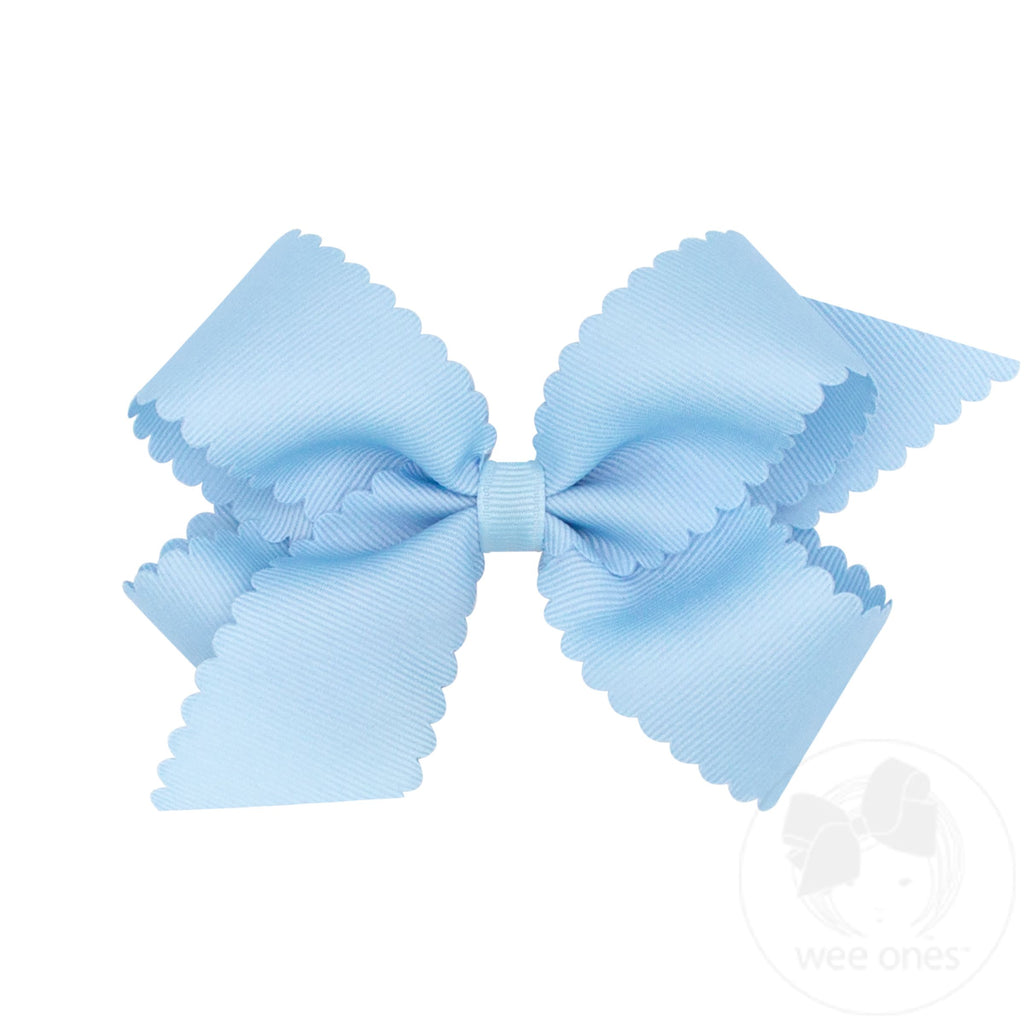 Scallop Grosgrain Bows