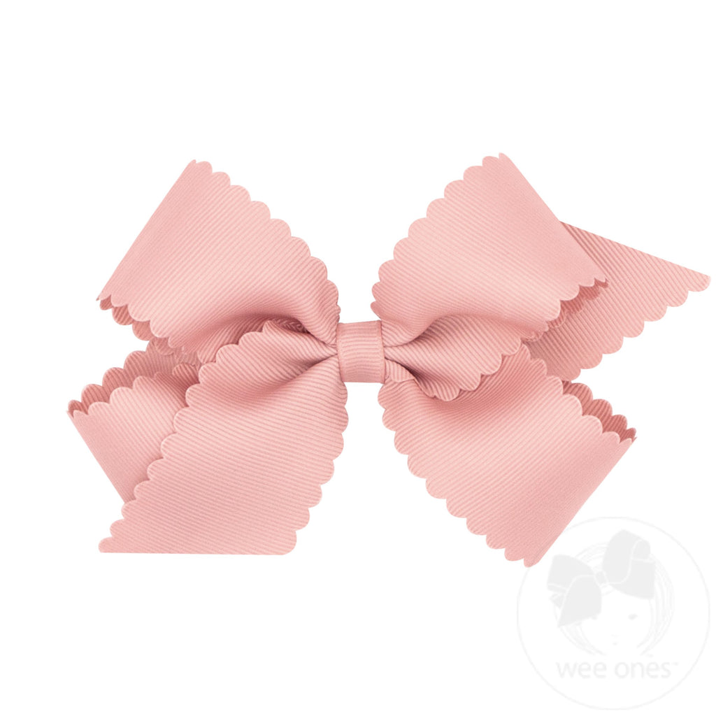 Scallop Grosgrain Bows