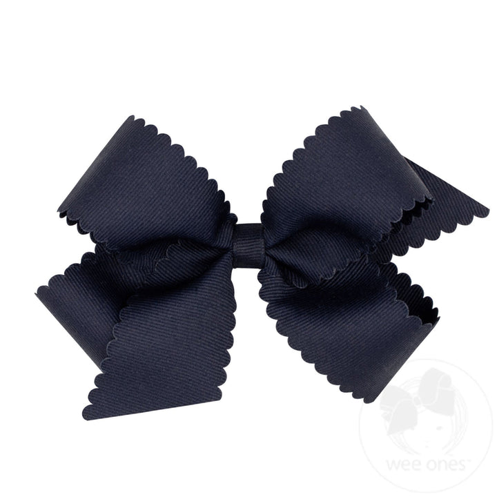 Scallop Grosgrain Bows