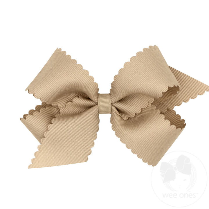 Scallop Grosgrain Bows