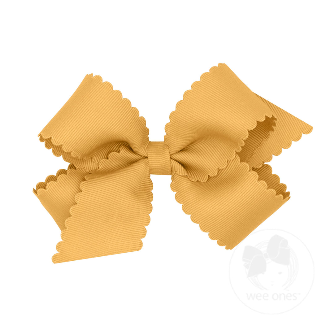 Scallop Grosgrain Bows