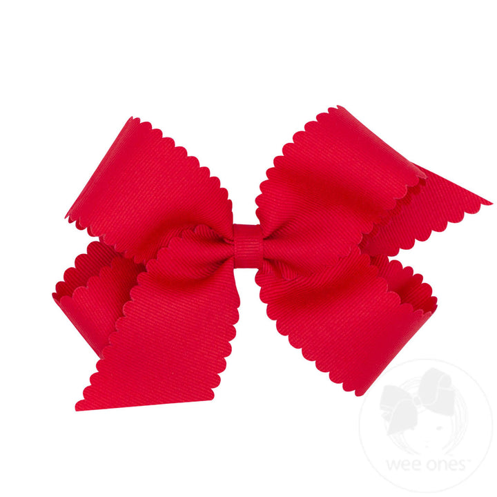 Scallop Grosgrain Bows